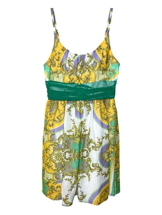 Alexia Admor Dresses & Skirts - Alexia Admor Yellow, Green & Purple Printed Sundress NWT Sz M